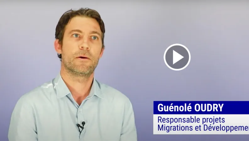 L'expert migrations-climat de l'AFD Guénolé Oudry