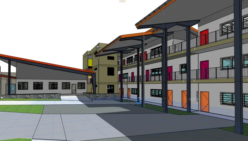 Construction d’un collège à Pierrefonds, desservant les villes de Saint-Pierre et de Saint-Louis.