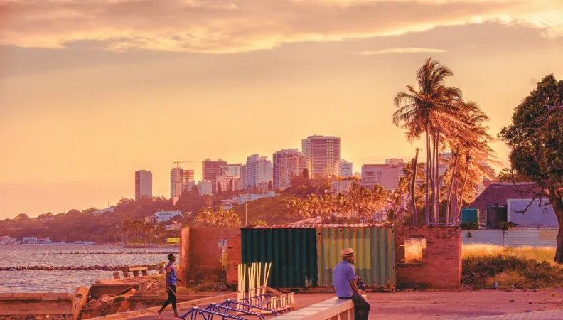 Vue sur Maputo, au Mozambique.