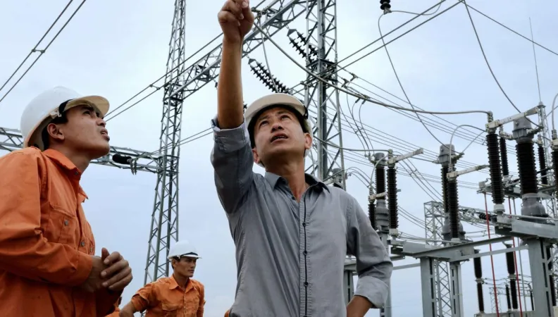 Production d'électricité au Vietnam