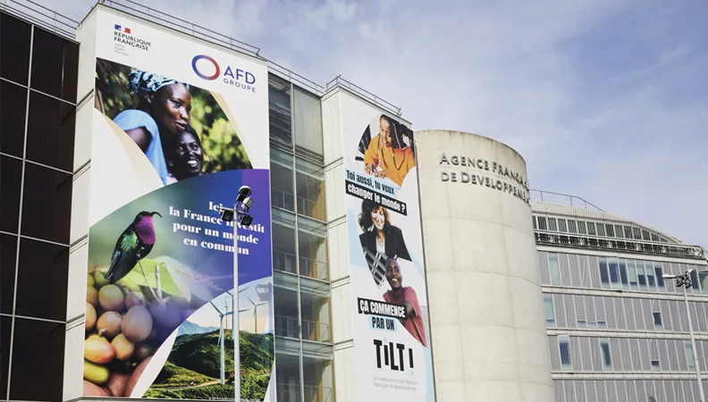 Vue du siège de l'AFD à Paris