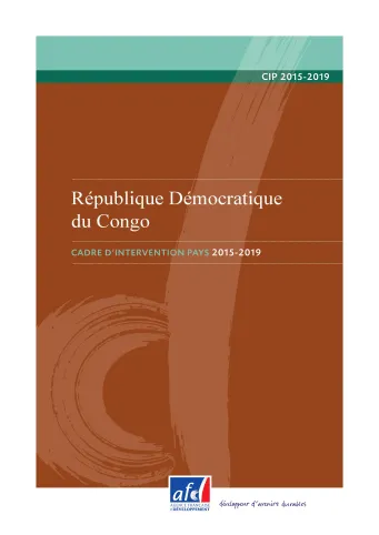 Cadre d'intervention : République Démocratique du Congo