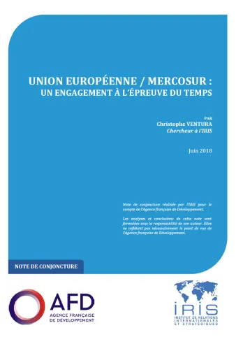 Note AFD Union européenne / Mercosur