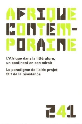 L'Afrique dans la littérature, un continent en son miroir