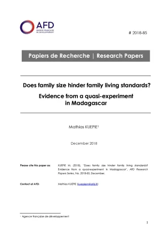 Does family size hinder family living standards_couv