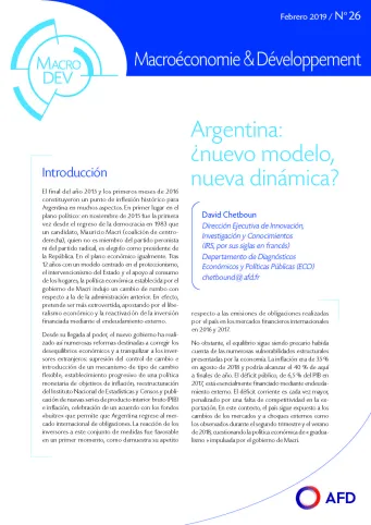 Argentina. Nuevo modelo, nueva dinámica_couv