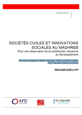 Sociétés civiles et innovations sociales au Maghreb : pour une observation de la contribution citoyenne au développement