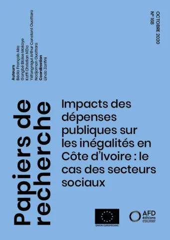 Impacts des dépenses publiques sur les inégalités en CI_couv1