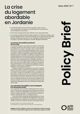 Couv. Policy Brief 7