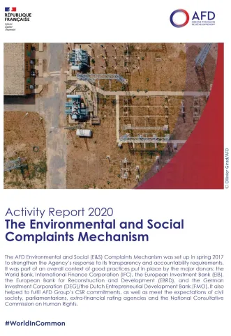 The Environmental and Social Complaints Mechanism - 2020  Activity Report