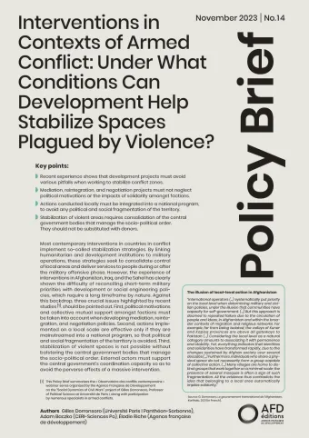 Interventions in Contexts of Armed Conflict