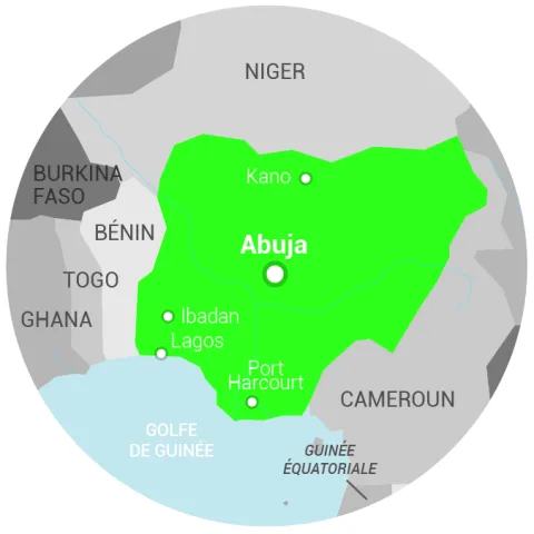 Carte Nigéria