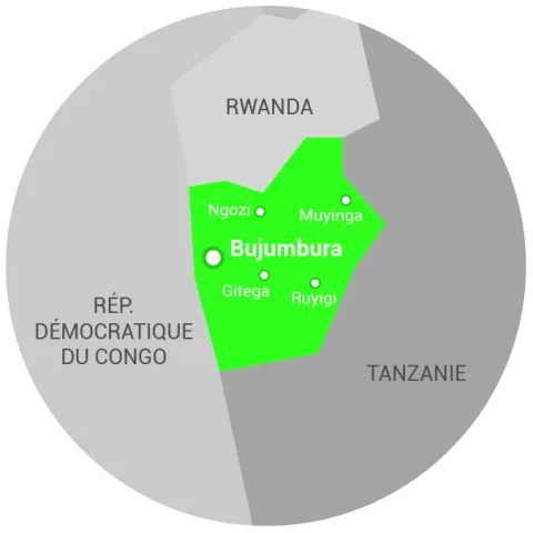 Carte Burundi