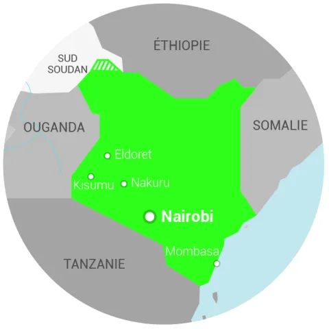 Carte Kenya