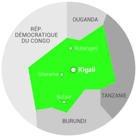 Carte Rwanda
