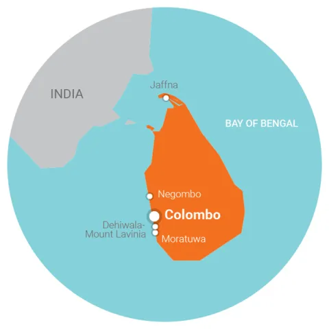 map Sri Lanka