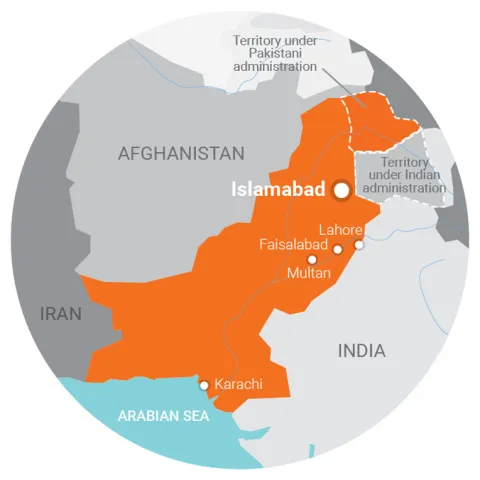 map Pakistan