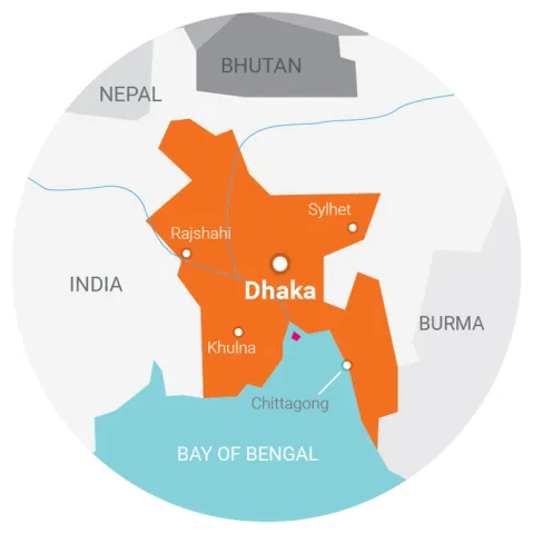 map Bangladesh